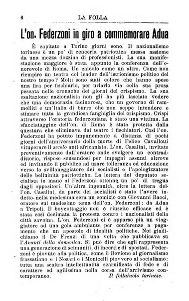 La folla periodico settimanale illustrato