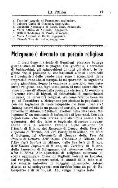 La folla periodico settimanale illustrato