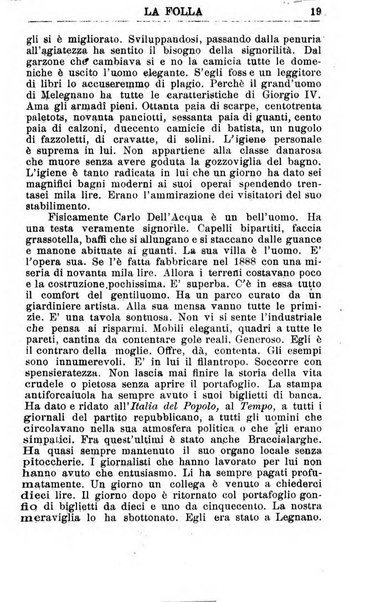 La folla periodico settimanale illustrato