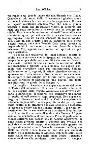 La folla periodico settimanale illustrato