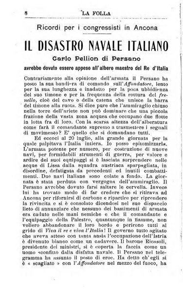 La folla periodico settimanale illustrato