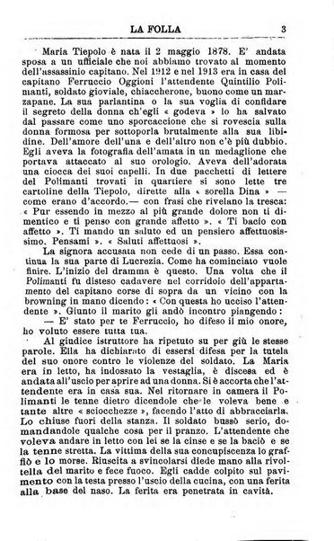 La folla periodico settimanale illustrato