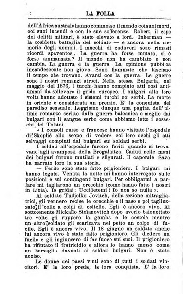 La folla periodico settimanale illustrato