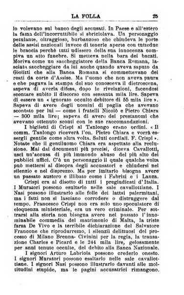 La folla periodico settimanale illustrato