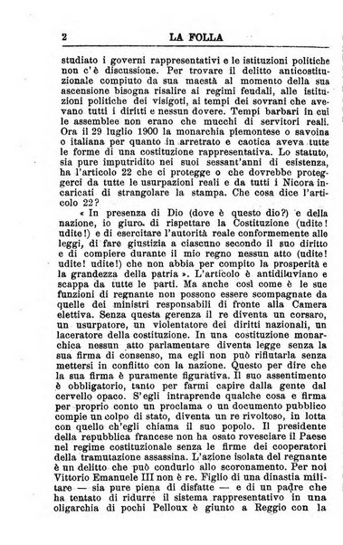 La folla periodico settimanale illustrato