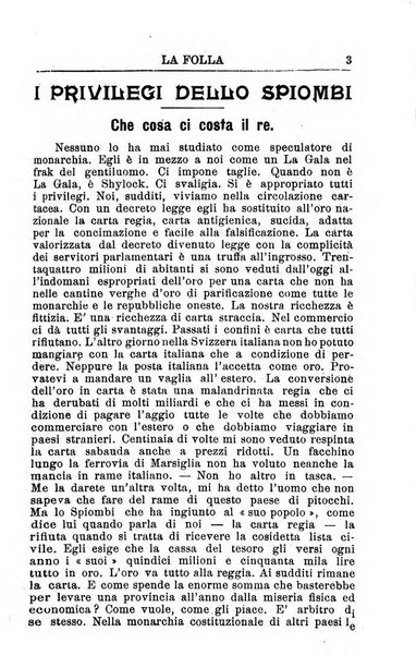 La folla periodico settimanale illustrato