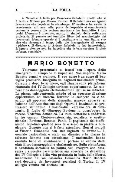 La folla periodico settimanale illustrato