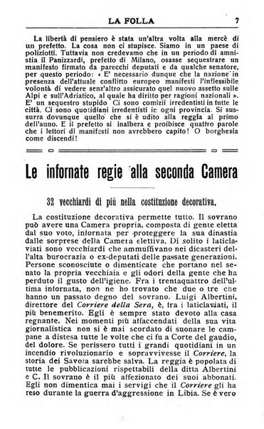 La folla periodico settimanale illustrato