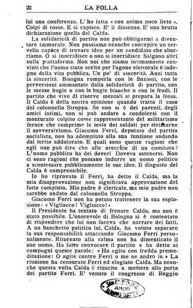 La folla periodico settimanale illustrato