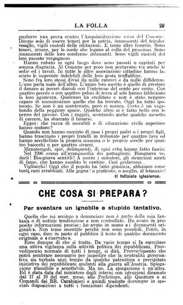 La folla periodico settimanale illustrato