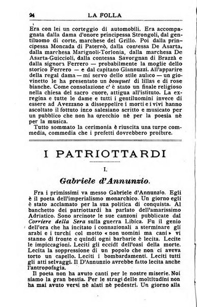 La folla periodico settimanale illustrato