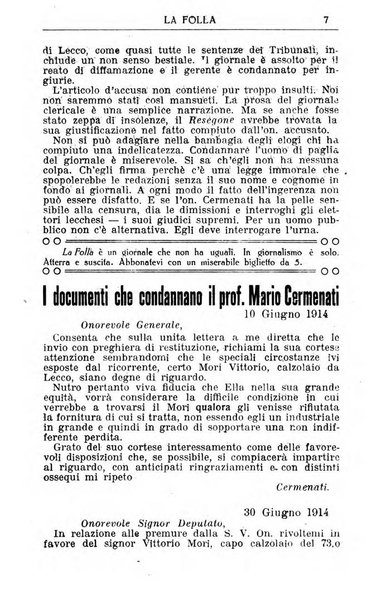 La folla periodico settimanale illustrato