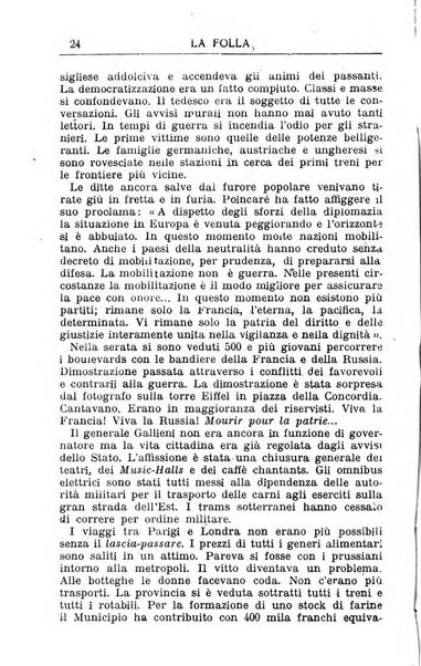 La folla periodico settimanale illustrato