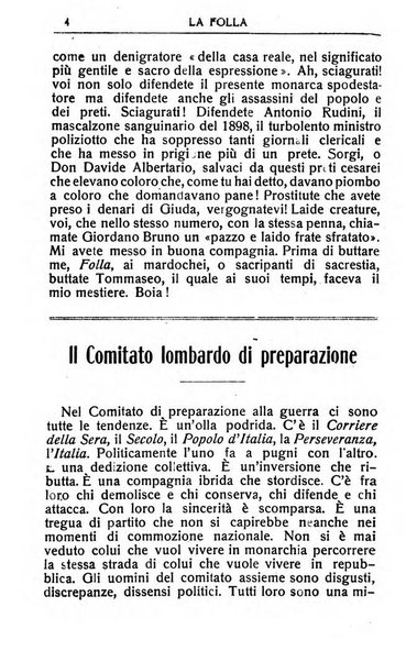 La folla periodico settimanale illustrato