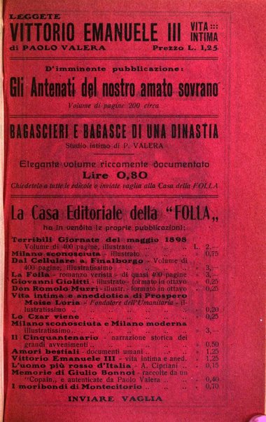 La folla periodico settimanale illustrato