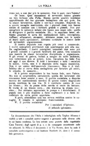 La folla periodico settimanale illustrato