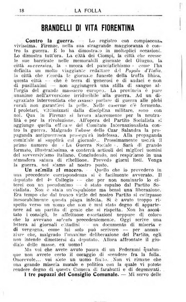 La folla periodico settimanale illustrato