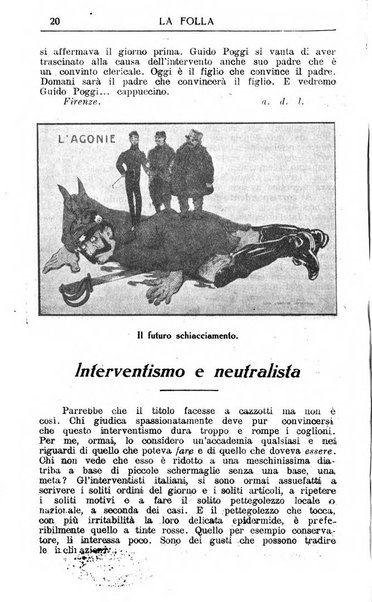 La folla periodico settimanale illustrato