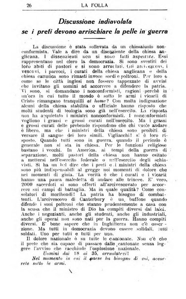 La folla periodico settimanale illustrato