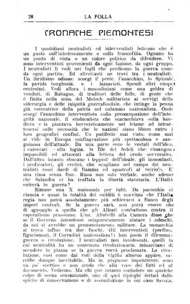 La folla periodico settimanale illustrato