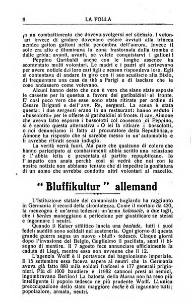 La folla periodico settimanale illustrato