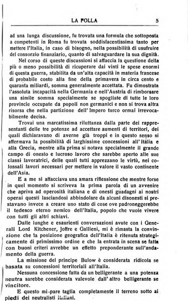 La folla periodico settimanale illustrato