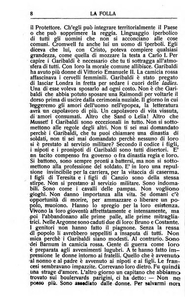 La folla periodico settimanale illustrato