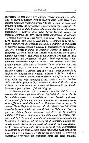 La folla periodico settimanale illustrato