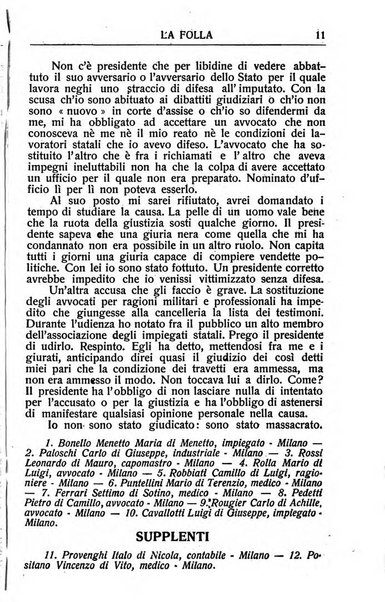 La folla periodico settimanale illustrato