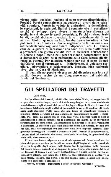 La folla periodico settimanale illustrato