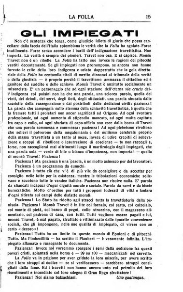 La folla periodico settimanale illustrato