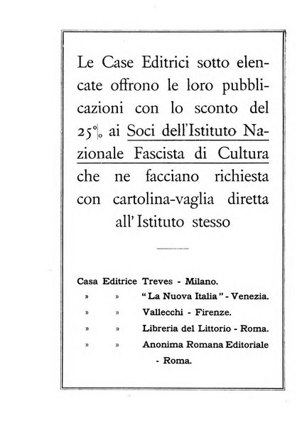 Educazione fascista rivista mensile di cultura politica