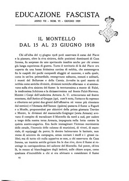 Educazione fascista rivista mensile di cultura politica