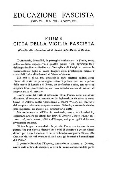 Educazione fascista rivista mensile di cultura politica