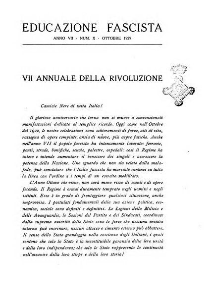 Educazione fascista rivista mensile di cultura politica