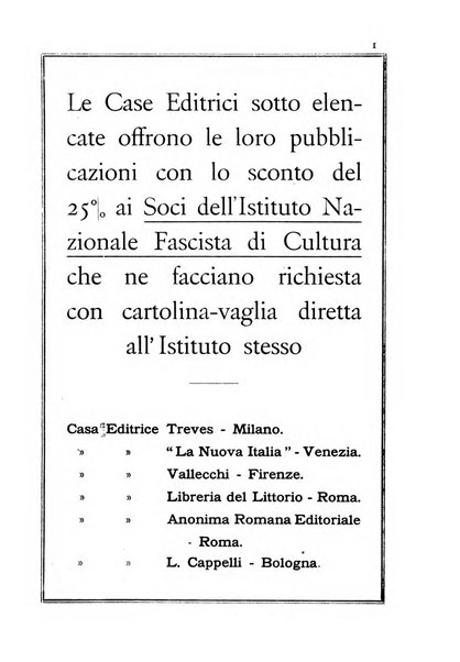 Educazione fascista rivista mensile di cultura politica