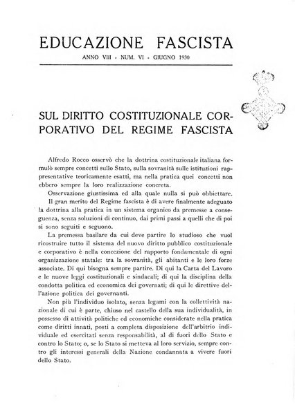 Educazione fascista rivista mensile di cultura politica