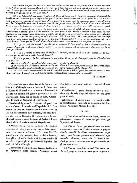 Le forze sanitarie organo ufficiale del Sindacato nazionale fascista dei medici e degli ordini dei medici