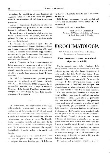 Le forze sanitarie organo ufficiale del Sindacato nazionale fascista dei medici e degli ordini dei medici