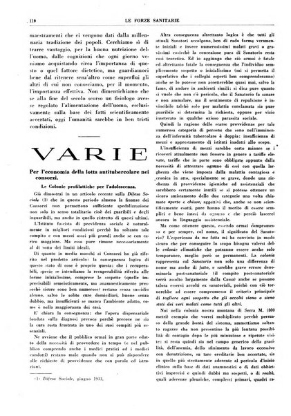 Le forze sanitarie organo ufficiale del Sindacato nazionale fascista dei medici e degli ordini dei medici