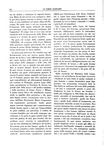 Le forze sanitarie organo ufficiale del Sindacato nazionale fascista dei medici e degli ordini dei medici