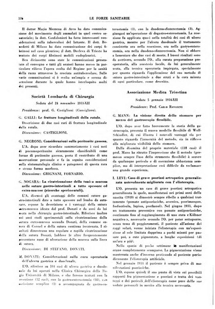 Le forze sanitarie organo ufficiale del Sindacato nazionale fascista dei medici e degli ordini dei medici