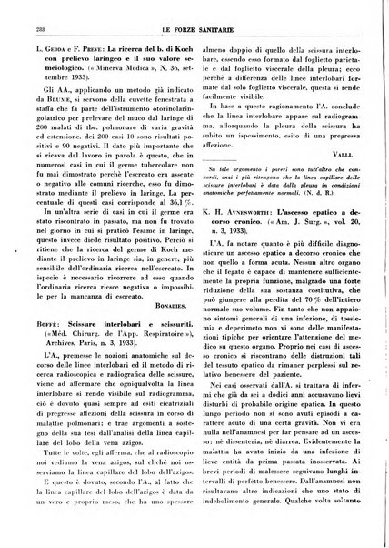 Le forze sanitarie organo ufficiale del Sindacato nazionale fascista dei medici e degli ordini dei medici