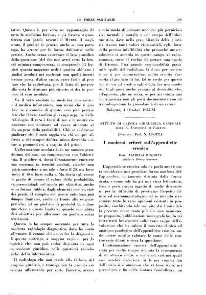 Le forze sanitarie organo ufficiale del Sindacato nazionale fascista dei medici e degli ordini dei medici