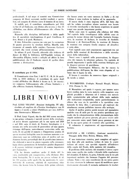 Le forze sanitarie organo ufficiale del Sindacato nazionale fascista dei medici e degli ordini dei medici