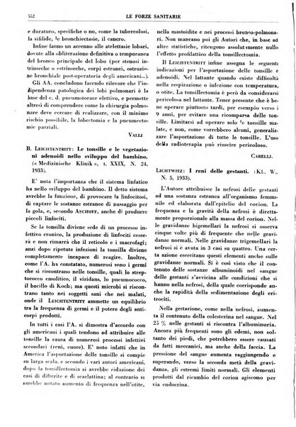 Le forze sanitarie organo ufficiale del Sindacato nazionale fascista dei medici e degli ordini dei medici