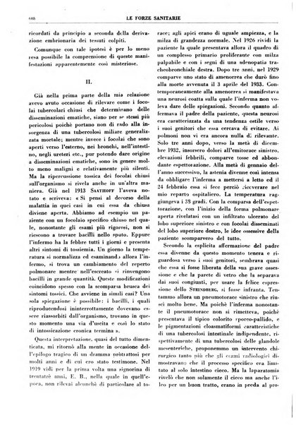 Le forze sanitarie organo ufficiale del Sindacato nazionale fascista dei medici e degli ordini dei medici