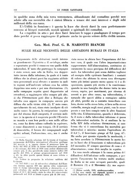 Le forze sanitarie organo ufficiale del Sindacato nazionale fascista dei medici e degli ordini dei medici