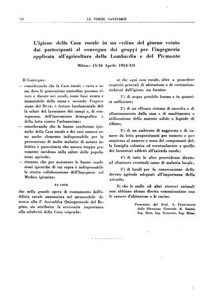 Le forze sanitarie organo ufficiale del Sindacato nazionale fascista dei medici e degli ordini dei medici