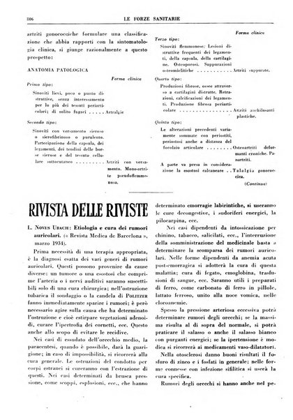 Le forze sanitarie organo ufficiale del Sindacato nazionale fascista dei medici e degli ordini dei medici